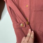 Ilana Kohn Long Sleeve Chichi Utility Coverall Jumpsuit in soft rust red sz XS Photo 6