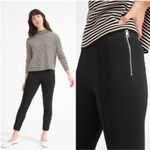 Everlane The Stretch Black Ponte Skinny Ankle Pants Size 6 Photo 1