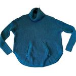 Michael Michael kors green chunky knit cowl neck pocket front sweater Size M Photo 0