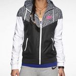 Nike Rare find color/pattern Black White Speckled Windrunner AOP Jacket Size M Photo 2