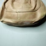 BVLGARI BULGARI Beige Leather Ruched Leather Gold Tone Hardware Hobo Bag Photo 5