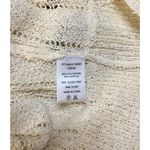 ASTR New Faux Wrap Pointelle Knit Long Sleeve Sweater Top Pullover Cream L Photo 10