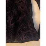 Gunne Sax  size 11 small black purple glitter dark goth academia vamp whimsi Photo 6