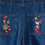 Disney NWT  X Macy’s Minnie Daphne Majorette High Rise Wide-Leg Blue Jeans 8 Photo 2