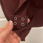 Old Navy NWT Red long sleeve bodysuit size small Photo 5