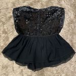 Betsey Johnson Vintage silk and sequins blouse size 2 Photo 5