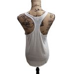 Billabong Tank Top Womens Size Medium White Racerback Skull Graphic Boho Edgy Photo 3