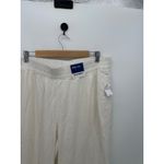 Old Navy  Womens White Wide Leg High Rise Linen Blend Pants Size XL Stretch Pull Photo 3