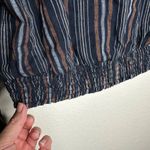 Cotton On NWT Harry twist front striped long sleeve top Sz L Photo 7