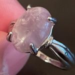 Amethyst Purple S925 silver women ring size 8.5 Photo 6