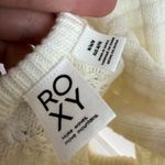 Roxy NWOT  Off White Venice Knit Halter Crop Top Photo 4