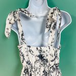 Gilli Ivory Floral Tie Shoulder Dress Photo 5