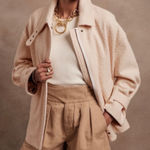 Banana Republic NWT  Oversized Textured Heavy-Duty Coat – Medium  Photo 0