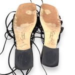 Circus by Sam Edelman Sam Edelman Circus Jocelyn‎ Crackle Ankle Wrap Lace Up Block Heel Sandals Sz 7.5 Photo 9