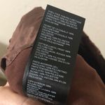 Anthropologie By Floral Faux Leather Lace Shorts in Cocoa Plum - Size 4 Photo 7