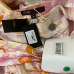 Maje NEW NWT  Rolille Ruched Satin Mini Dress In Flower Power Floral Print Photo 12