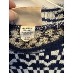 Vintage Huntington Ridge Womens Sweater Size L Cottagecore Cozy Cabin Campfire Blue Size L Photo 4