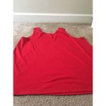 Faded Glory  Women's Plus Size 3X Tank Top Muscle Tee Shirt Red Photo 1