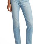 joe's jeans  Distressed High Waist Ankle Crop Straight Jeans Photo 0