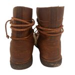 UGG  Women's Brown Leather Luisa Skeepskin All Weather Boots Size 10 Photo 5