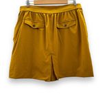 Athleta  Vienna Jupe Cargo‎ Skort in Brass Yellow Size 16 Plus NEW Photo 3