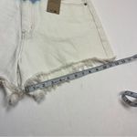 Levi's  High Waisted Mom Denim Jean Cut-Off‎ Shorts Womens Size 30 Blue White NEW Photo 7