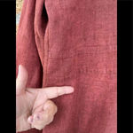 Flax  burnt orange linen dress small Photo 7