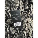 Isabella Rodriguez Snake Print Scoop Neck Pockets Sleeveless Dress Small Photo 6