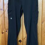 Healing Hands Black Women's Cargo Pants HH works scrub nurse pants size small Photo 0