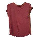 Fortune + Ivy  Mauve Pink Mixed Media Blouse | Business Casual Office Chic Top S Photo 2