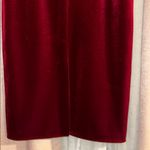 NWT Size 10 Burgundy Velvet Midi Dress Red Photo 8