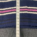 Free People NWT  Women's Kennedy Pullover Sweater oversize striped size large E5 Photo 6