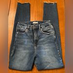 Good American Good Waist Crop Raw Edge Skinny Jeans in Blue331 Size 2 = Size 26 Photo 3