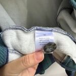 Vermont Country Terry Plaid Fleece Cardigan Sweater Plush Cozy Top Jacket Size M Blue Size M Photo 8