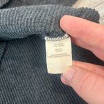 Free People  We The Free Oversize Boxy Waffle Knit Grey Top R19 Photo 2