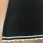 Moda International Silk  Knit Cashmere Mini Skirt Black   Size Small Photo 2