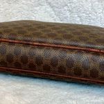 CELINE Brown Macadam Vintage Wristlet Clutch Pouch Photo 8