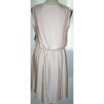 New Womens NWT $269 Taylor Dress 8 Pale Pink Beige Tiered Chest Blush Soft Silky Photo 3