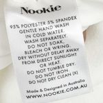 Nookie  Australia Lexi Chain Dress Mini Revolve White Bridal Gold Tone Chain NWT Photo 3