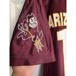 Vintage ARIZONA STATE UNIVERSITY FOOTBALL BURGANDY & WHITE JERSEY #16 Size L Size L Photo 4