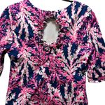 Lilly Pulitzer Womens Fiesta Stretch Dress Beyond The Sea Size 6 Navy Pink Photo 7