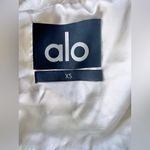 Alo Yoga Foxy Faux Fur Jacket Ivory white With Removable Hoodie Size XS Photo 5