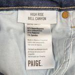 Paige  Denim High Rise Bell Canyon Flare Jeans Dion Dark Wash Size 26 | 2 Petite Photo 9