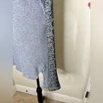 Free People  Gray Waffle Knit with Embroidery Thermal Tunic Sz XS Photo 5