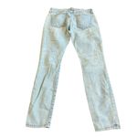 Current/Elliott The Stiletto Clearwater Jeans Side Seam Embroidery Light Wash 26 Photo 8