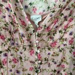 Cami NYC  The Hope Floral Pink Silk Bodysuit in Geranium Size: XS Photo 2
