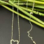 Kendra Scott Ari Heart Silver CZ Pendant Necklace 3g. Photo 0