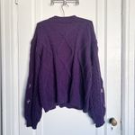 Taylor Swift  • Speak Now Cardigan sweater purple cable knit star applique Photo 7