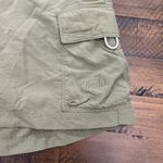 The North Face  Womens Aphrodite Shorts Size LARGE army Green Performance Stretch EUC Photo 1