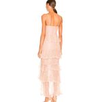 Majorelle Zelda Fitz Gown Nude Lace Ruffle High Slit Corset Bustier XS Photo 2